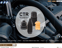 Tablet Screenshot of ctr-rubber.com